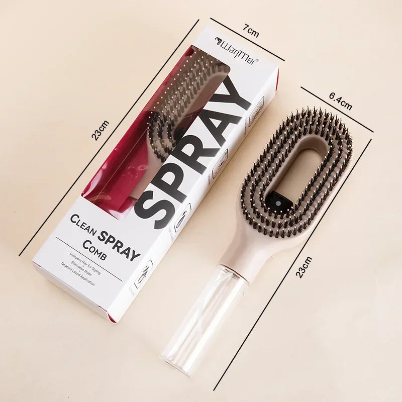 2in1 MistFlow Detangling Hair Brush