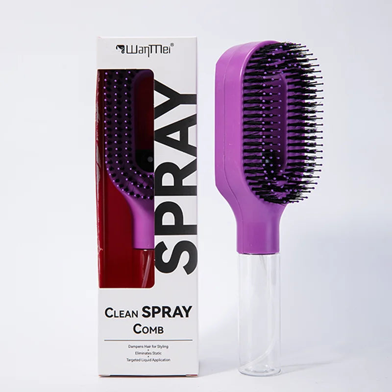 2in1 MistFlow Detangling Hair Brush
