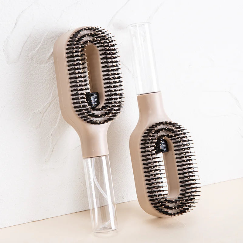 2in1 MistFlow Detangling Hair Brush