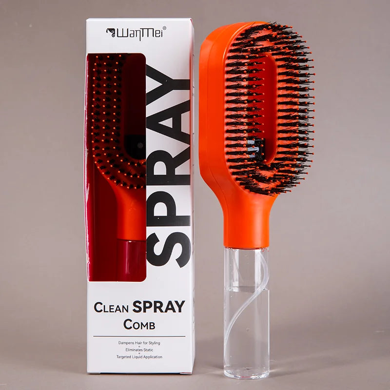 2in1 MistFlow Detangling Hair Brush